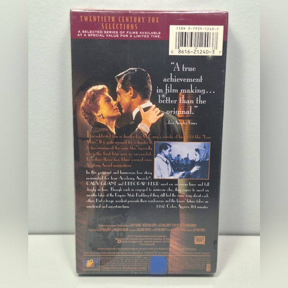 An Affair to Remember VHS NEW - Picture 2 of 8